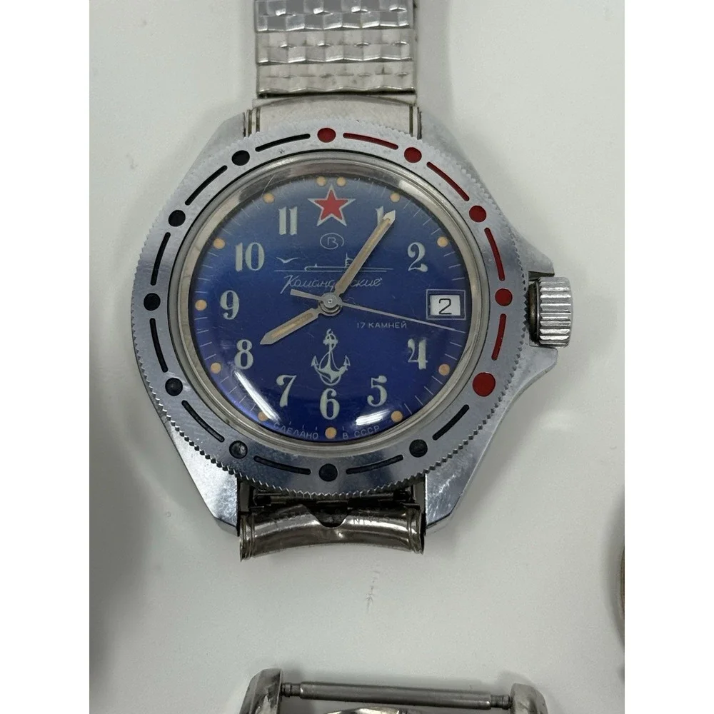 15 Watch Lot Invicta Casio Timex Vostok Tommy Bahama Parts Repair Untested